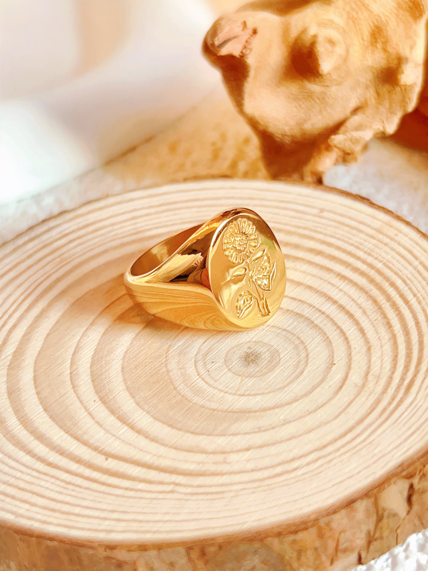 Sunflower Men's Ring