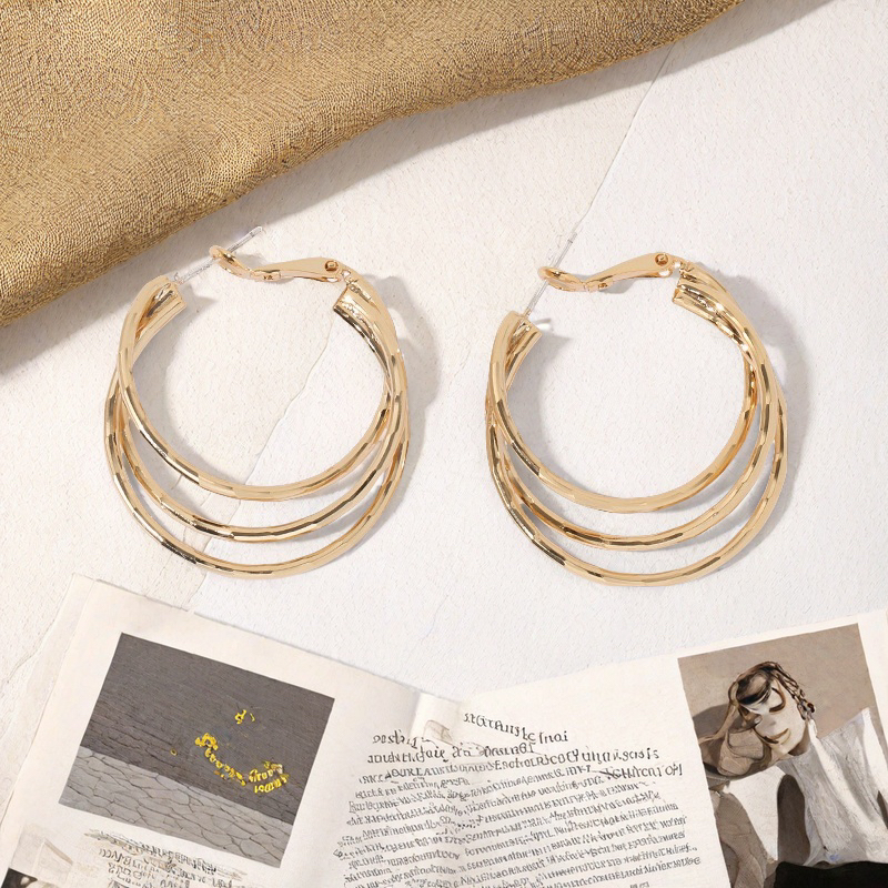 Temperament Circle Earrings